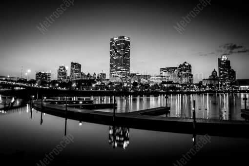 The Milwaukee Skyline -- Milwaukee Black and White Photos