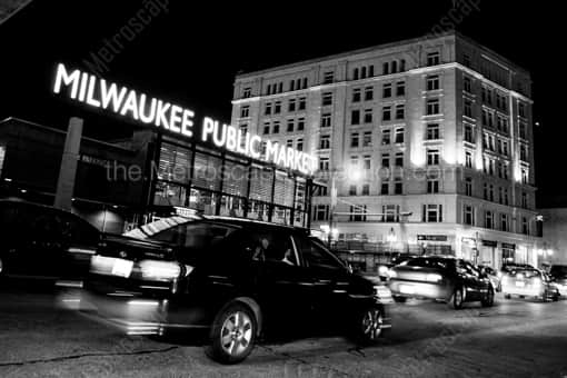 The Milwaukee Public Market -- Milwaukee Black and White Photos