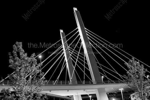 The Sixth Avenue Bridge in Milwaukee -- Milwaukee Black and White Photos