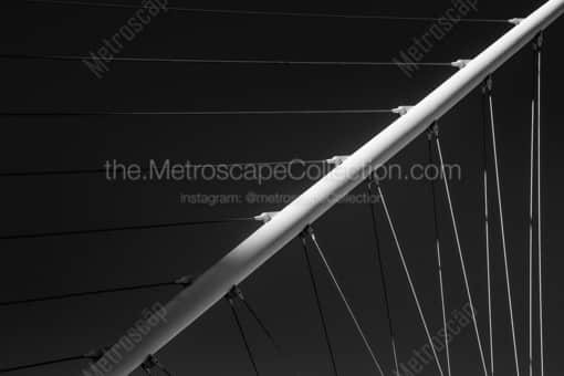 The Support Post on the Milwaukee Art Museum -- Milwaukee Black and White Photos