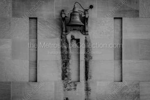 A Bell on the Kilbourn Ave Bridge -- Milwaukee Black and White Photos