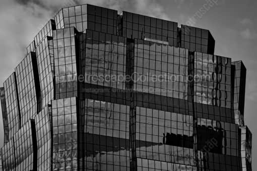 The Top of the ATT Building -- Minneapolis Black and White Photos