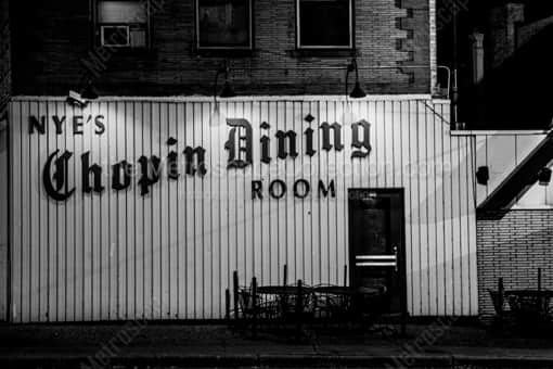 The Chopin Dining Room -- Minneapolis Black and White Photos