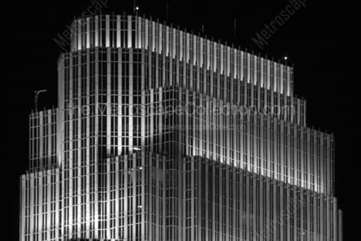 The Top of the Wells Fargo Center -- Minneapolis Black and White Photos