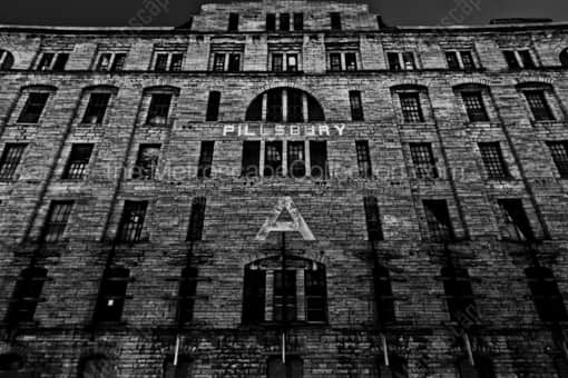 The Pillsbury A Building -- Minneapolis Black and White Photos