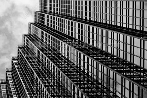 Sides of the IDS Building -- Minneapolis Black and White Photos