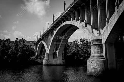 Morgantown WV Black and White Photography of Million Dollar Bridge in Fairmont West Virginia Million Dollar Bridge in Fairmont West Virginia -- Morgantown WV Black and White Photography