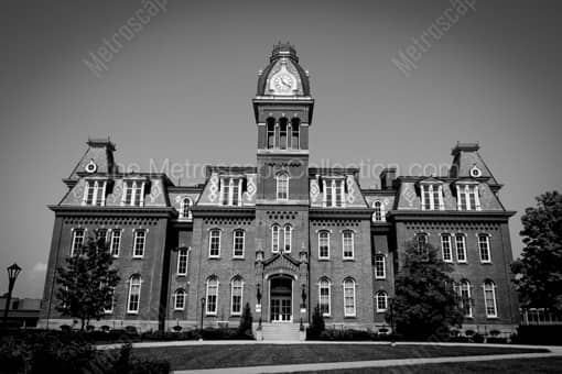 WVU Woodburn Hall -- Morgantown WV Black and White Photos