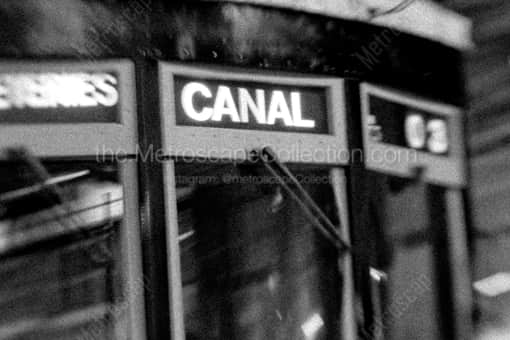 A Canal Street Bound Streetcar -- New Orleans Black and White Photography
