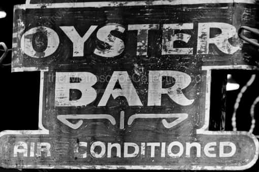 New Orleans Oyster Bar -- New Orleans Black and White Photography
