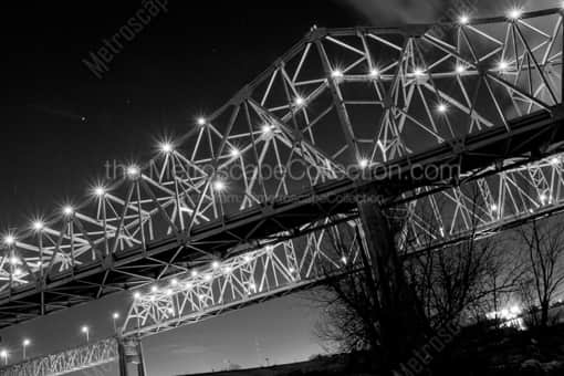 The Ponchartrain Expressway Bridges -- New Orleans Black and White Photography