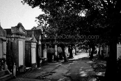 Lafayette Cemetery -- New Orleans Black and White Photography