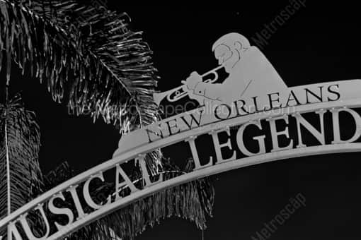 New Orleans Musical Legends Park -- New Orleans Black and White Photography