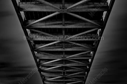 New Orleans Black and White Photography of Underneath the Ponchartrain Expressway Bridge Underneath the Ponchartrain Expressway Bridge -- New Orleans Black and White Photography