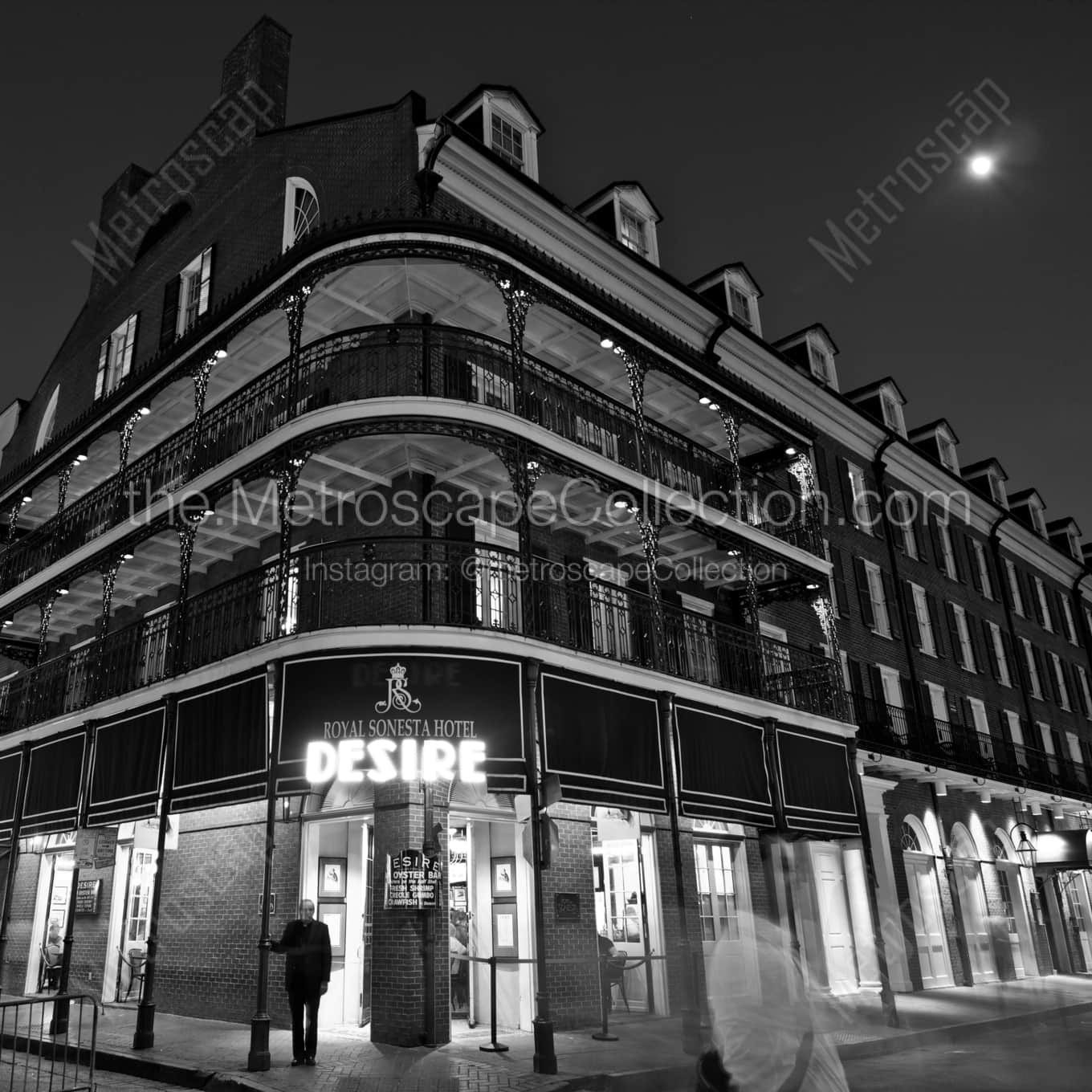 The Royal Sonesta Desire Hotel landscape black and white Photography The Royal Sonesta Desire Hotel landscape black and white Photography square crop