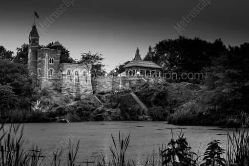 The Belvedere Castle in Central Park -- New York City Black and White Photos
