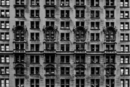 New York City Black and White Photography of Old Style Office Building on Cedar Street Old Style Office Building on Cedar Street -- New York City Black and White Photography