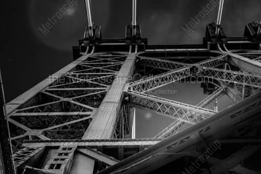 The Williamsburg Bridge Structure -- New York City Black and White Photos