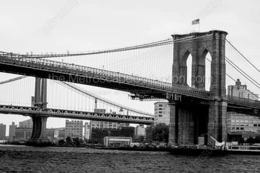 The Brooklyn Bridge in the Afternoon -- New York City Black and White Photos