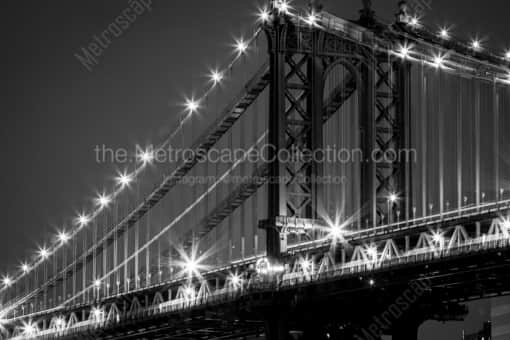 The Manhattan Bridge -- New York City Black and White Photos