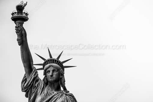 The Statue of Liberty -- New York City Black and White Photos