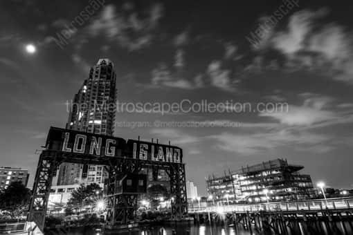 The Long Island Ferry Dock -- New York City Black and White Photos
