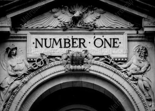 Number One Broadway -- New York City Black and White Photos
