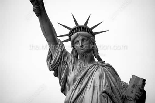 The Statue of Liberty in New York City -- New York City Black and White Photos