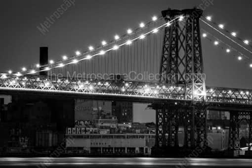 The Williamsburg Bridge -- New York City Black and White Photos
