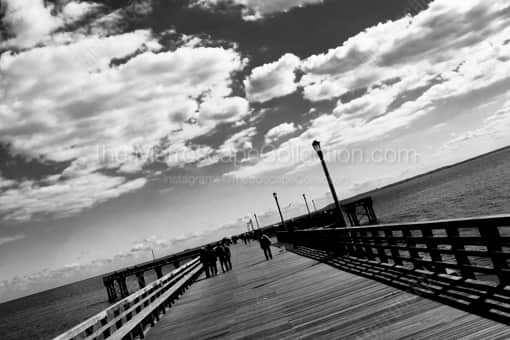 The Coney Island Boardwalk -- New York City Black and White Photos