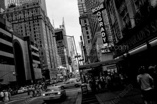 Rosie O'Grady's Bar and Restaurant -- New York City Black and White Photos