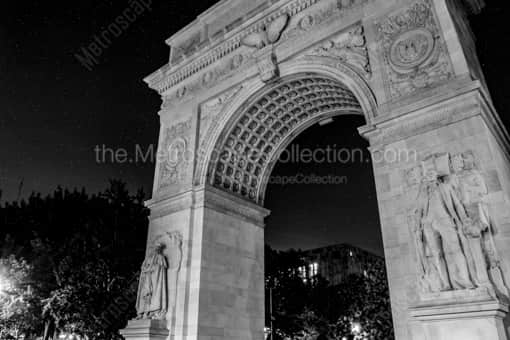 New York City Black and White Photography of The Washington Square Arch in Greenwich Village The Washington Square Arch in Greenwich Village -- New York City Black and White Photography