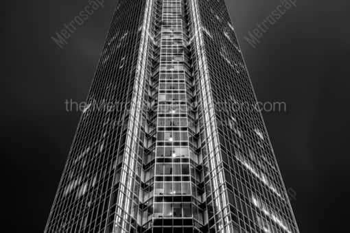 The Devon Tower with Fixed Length Lens -- Oklahoma City Black and White Photos