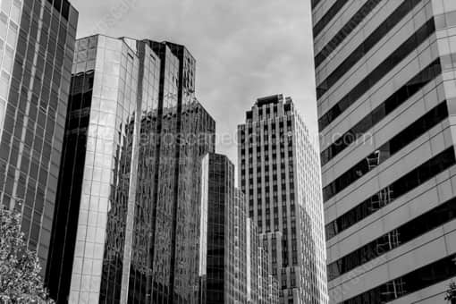 Park Avenue in Downtown Oklahoma City -- Oklahoma City Black and White Photos