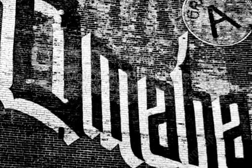 An Omaha Wall Mural -- Omaha Black and White Photos