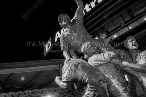 The Road to the CWS Statue in Omaha -- Omaha Black and White Photos