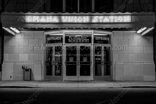 The Omaha Union Station Durham Museum -- Omaha Black and White Photos