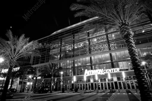 The Amway Center in Downtown Orlando -- Orlando Black and White Photography