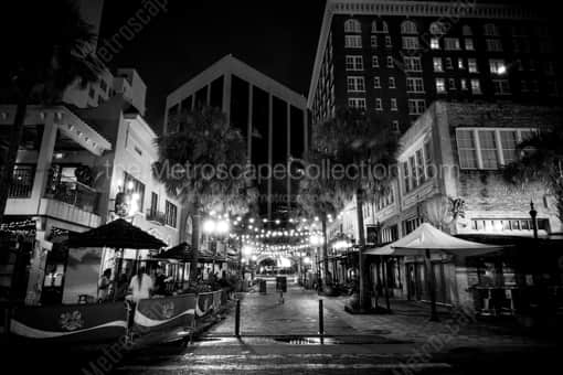 Orlando's Wall Street -- Orlando Black and White Photography