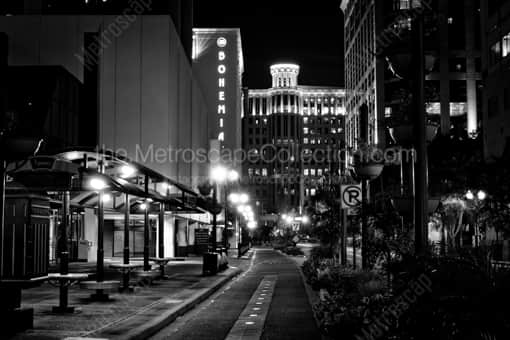 Orange Avenue in Downtown Orlando -- Orlando Black and White Photography