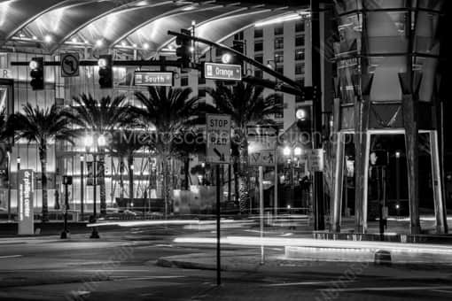 Orlando Black and White Photography of Downtown Orlando Intersection of South and Orange Downtown Orlando Intersection of South and Orange -- Orlando Black and White Photography