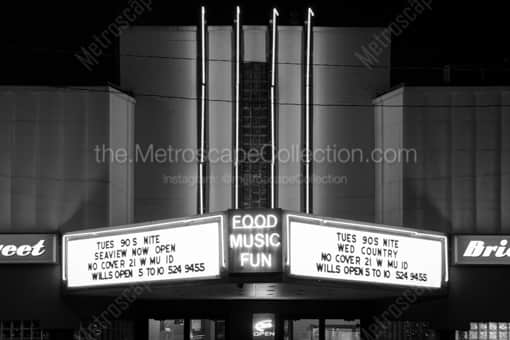 Food Music and Fun at Brick Street -- Oxford Black and White Photography