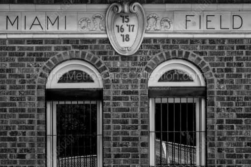 Miami Field -- Oxford Black and White Photography