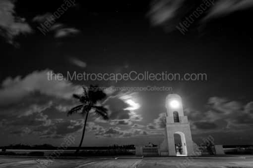 Palm Beach Black and White Photography of Couples Under the Moonlight on Palm Beach Couples Under the Moonlight on Palm Beach -- Palm Beach Black and White Photography