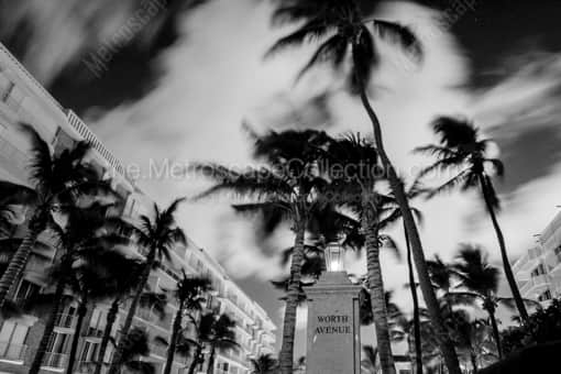 Worth Avenue Palm Beach -- Palm Beach Black and White Photos