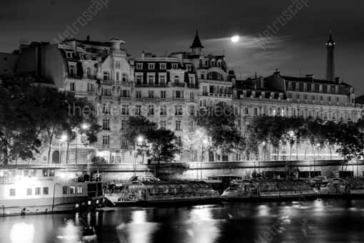 The Hotel Seine -- Paris Black and White Photography