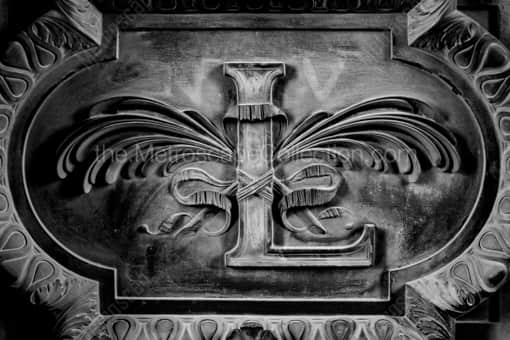 A Door at the Louvre -- Paris Black and White Photography