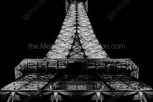 Le Tour Eiffel in La Rive Gauche -- Paris Black and White Photography
