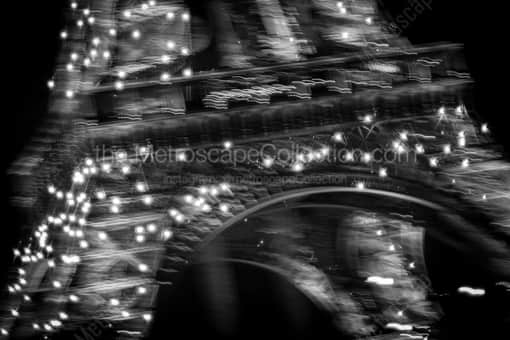The Dazzling Eiffel Tower -- Paris Black and White Photography