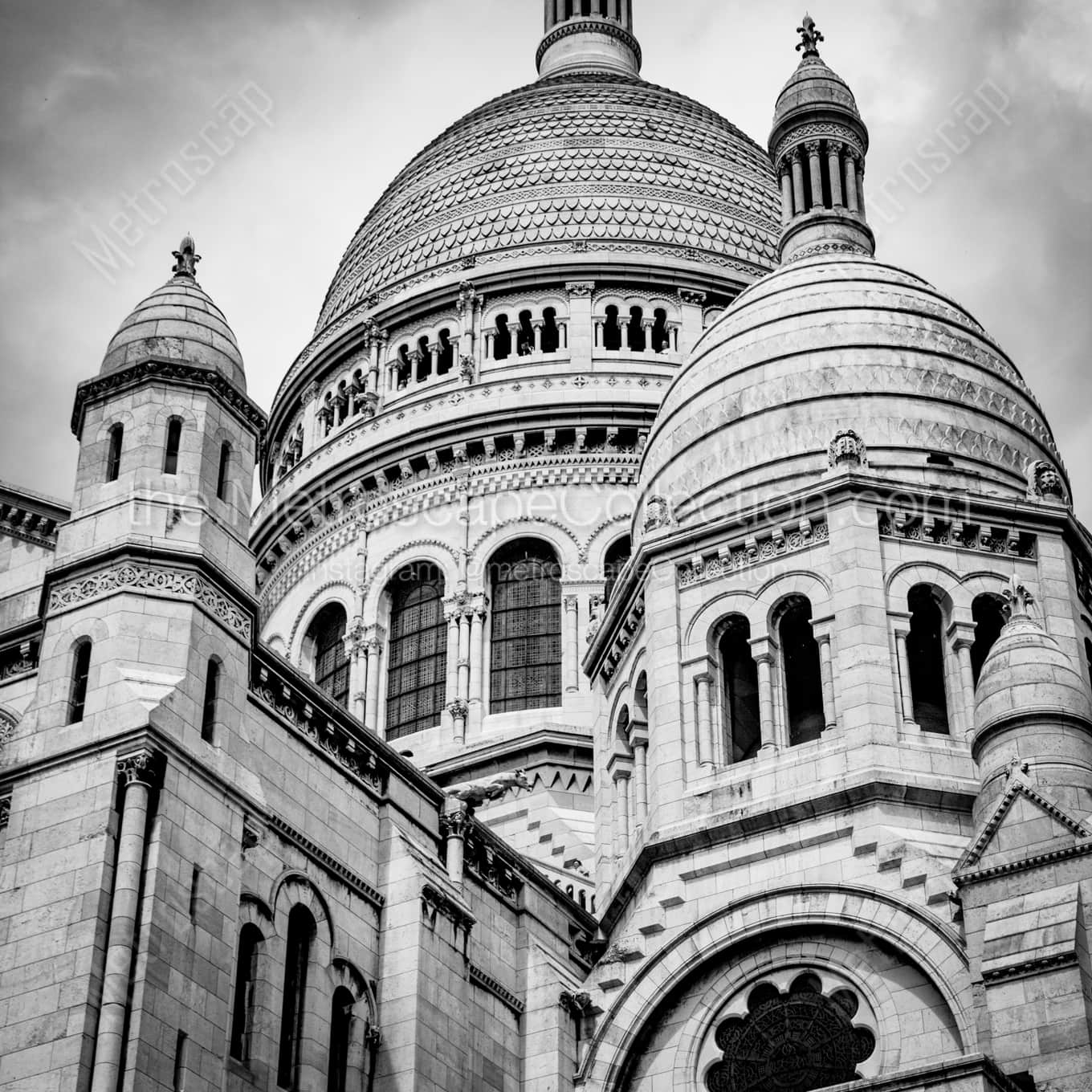 Sacre Coeur landscape black and white Photography Sacre Coeur landscape black and white Photography square crop